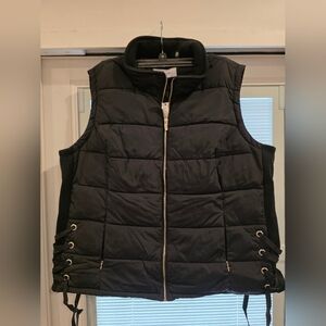 Calvin Klein Black Quilted Vest